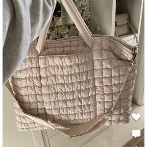 A New Day Quilted Weekender Tote
